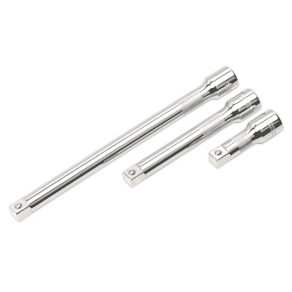 Sealey Extension Bar Set 3pc 1/2"Sq Drive Model No-AK6350