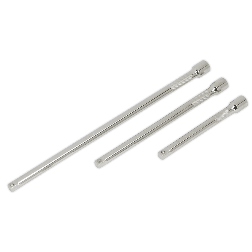 Sealey Extension Bar Set 3pc 1/4"Sq Drive Model No-AK6330