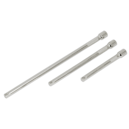 Sealey Extension Bar Set 3pc 1/4"Sq Drive Model No-AK6330