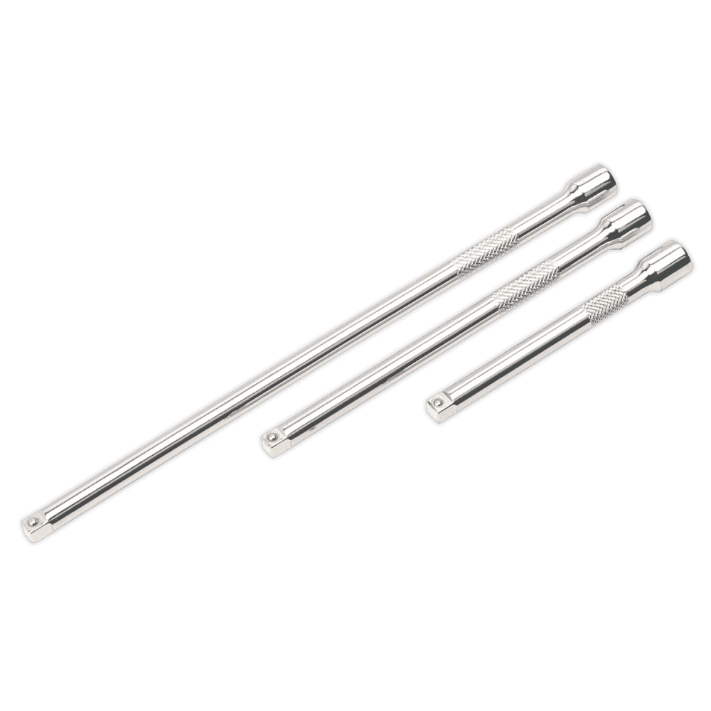 Sealey Extension Bar Set 3pc 1/4"Sq Drive Model No-AK6330