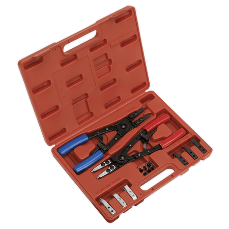 Sealey Circlip Pliers Set Internal/External 265mm Heavy-Duty Model No-AK8500