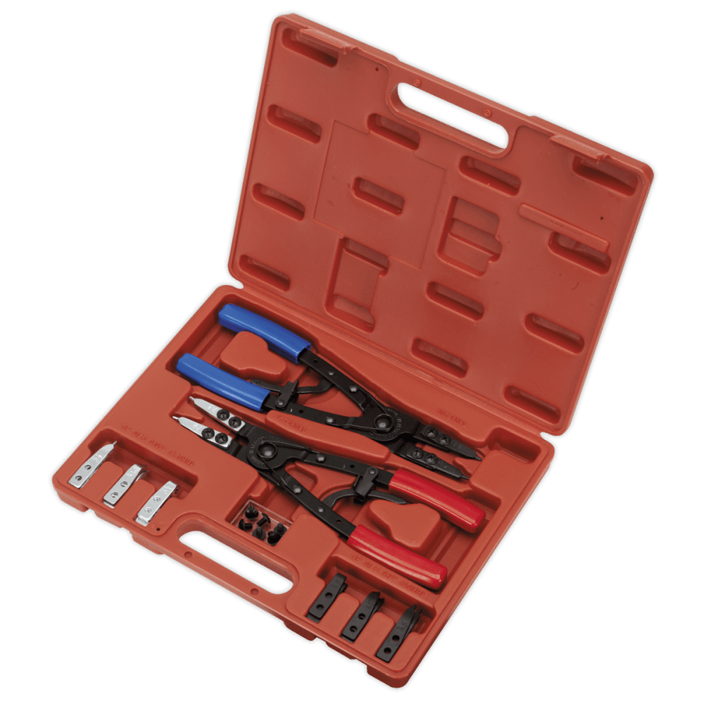 Sealey Circlip Pliers Set Internal/External 265mm Heavy-Duty Model No-AK8500