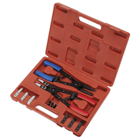 Sealey Circlip Pliers Set Internal/External 265mm Heavy-Duty Model No-AK8500