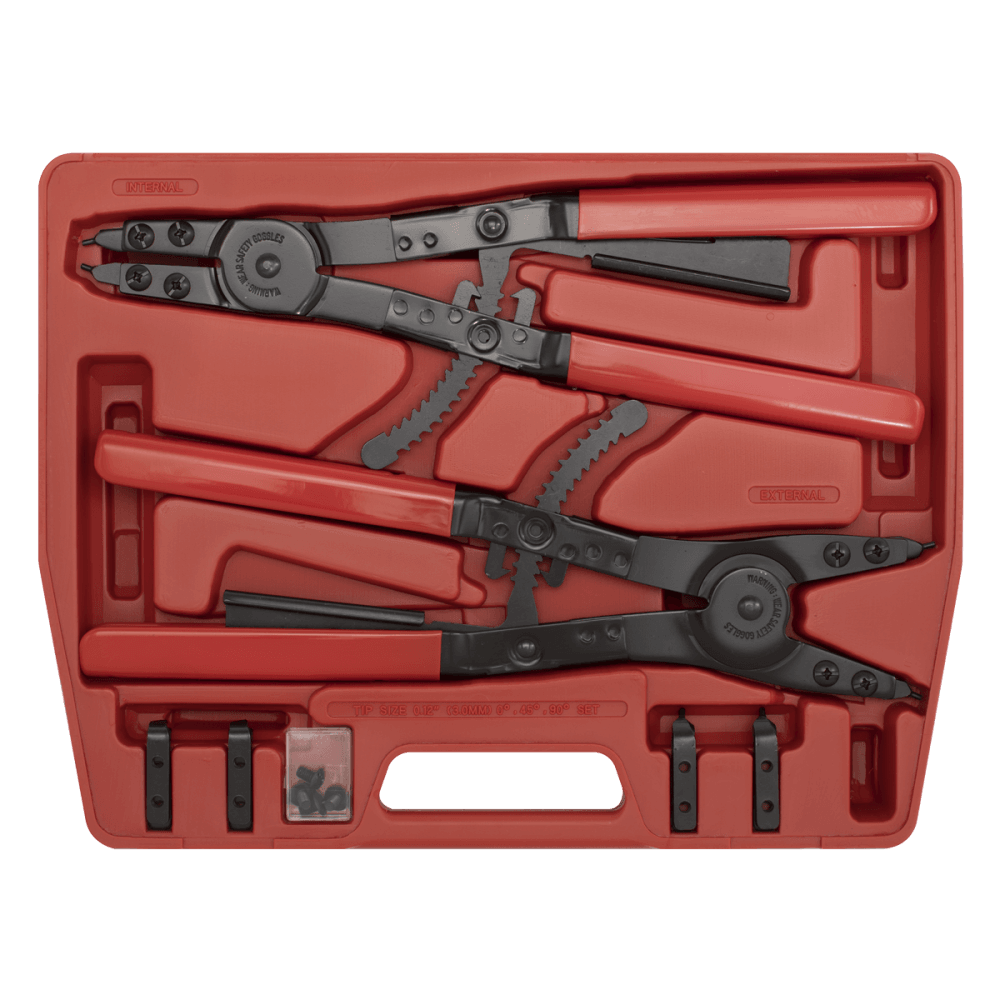 Sealey Circlip Pliers Set Internal/External 400mm Heavy-Duty Model No-AK8501