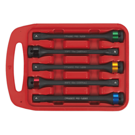 Sealey Torque Stick Set 5pc 1/2"Sq Drive Model No-AK2242