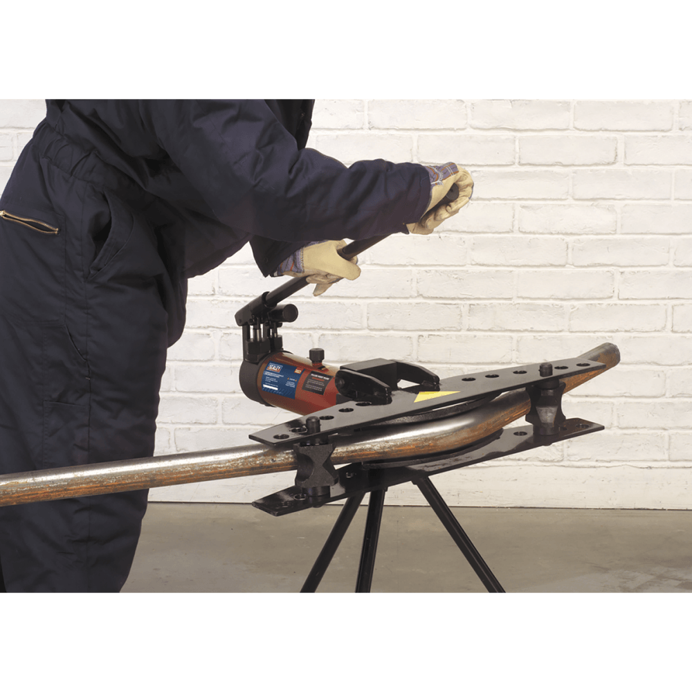 Sealey Industrial Hydraulic Pipe Bender with Stand 9tonne Model No-PBS90