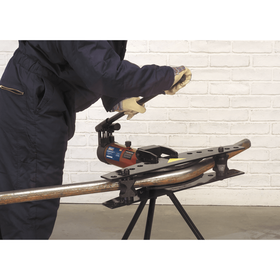 Sealey Industrial Hydraulic Pipe Bender with Stand 9tonne Model No-PBS90