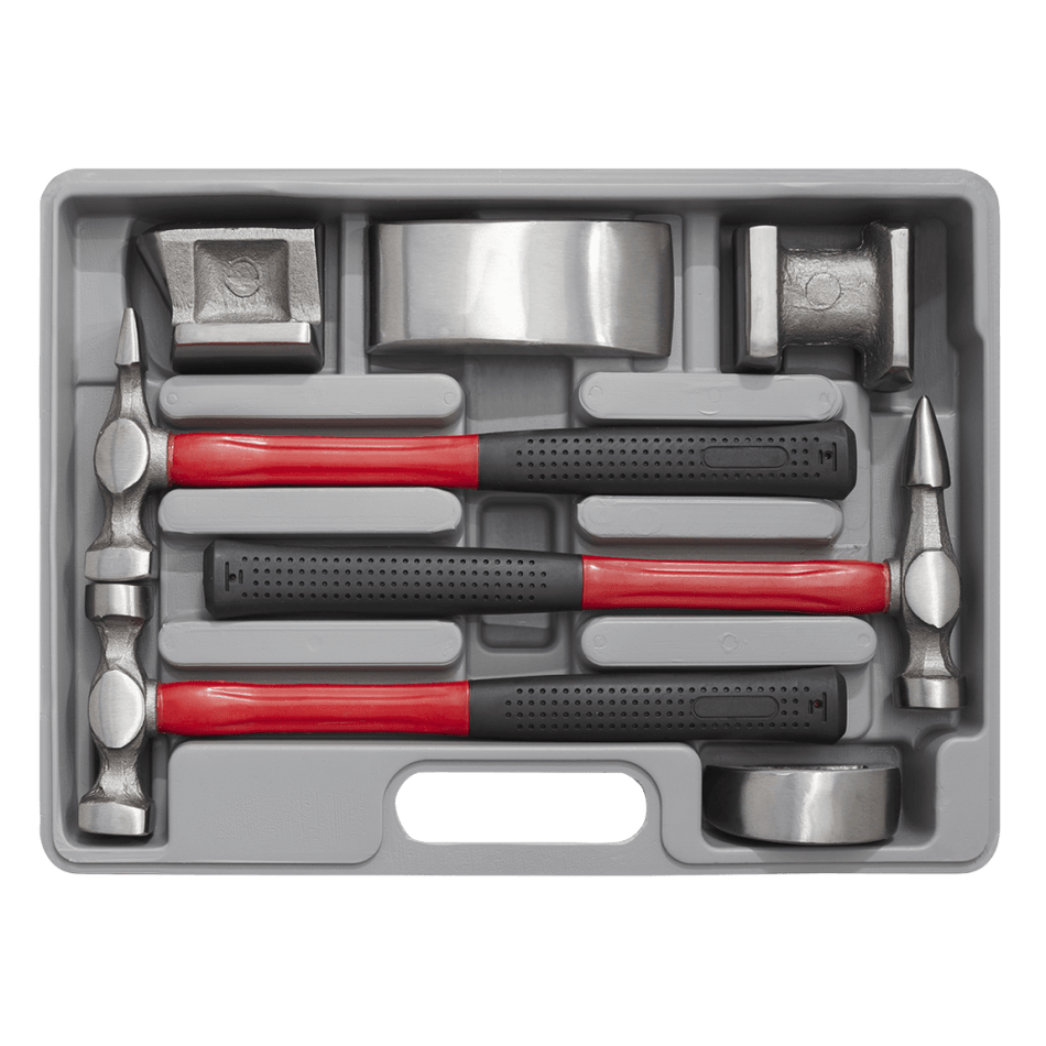 Sealey Panel Beating Set 7pc Drop-Forged Fibreglass Shafts Model No-CB707