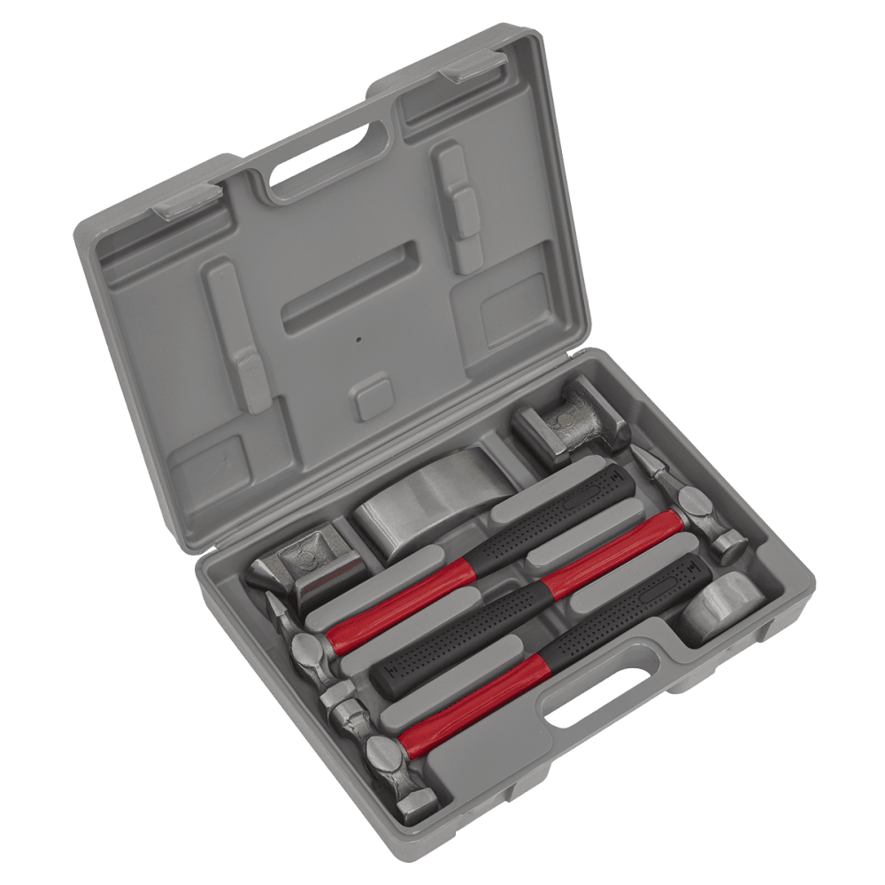 Sealey Panel Beating Set 7pc Drop-Forged Fibreglass Shafts Model No-CB707