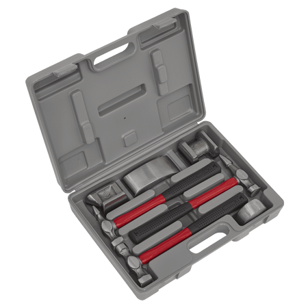 Sealey Panel Beating Set 7pc Drop-Forged Fibreglass Shafts Model No-CB707