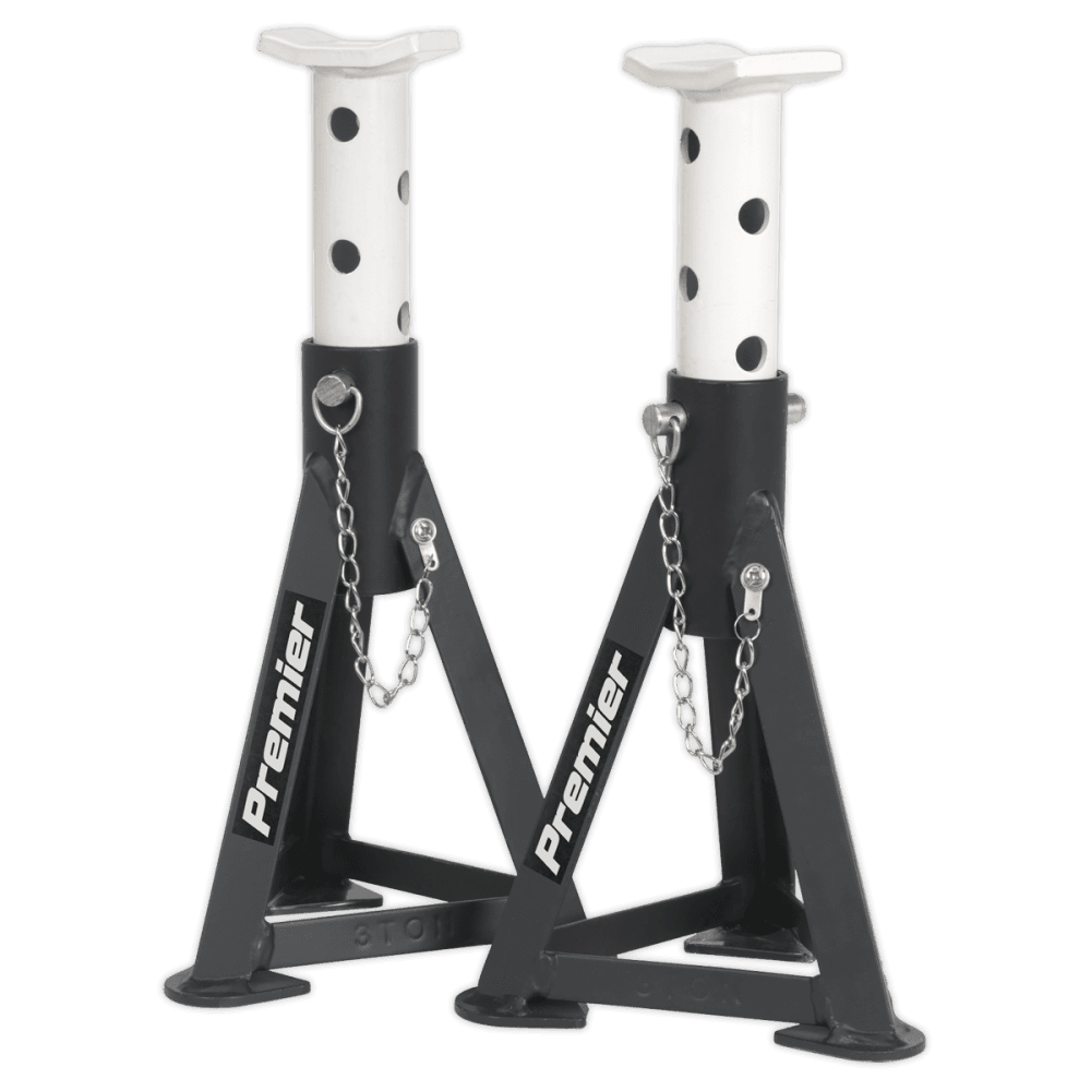 Sealey Axle Stands 3tonne Capacity per Stand 6tonne per Pair Model No-AS3