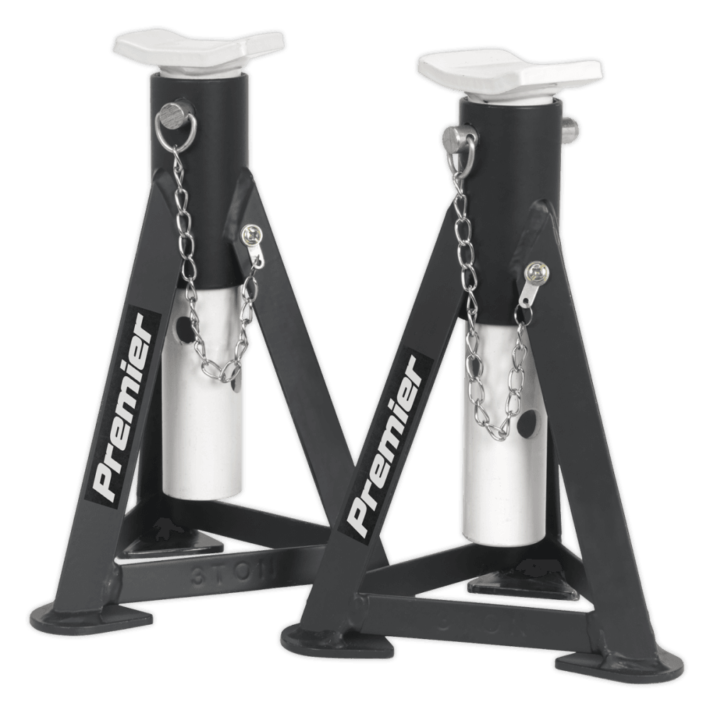 Sealey Axle Stands 3tonne Capacity per Stand 6tonne per Pair Model No-AS3