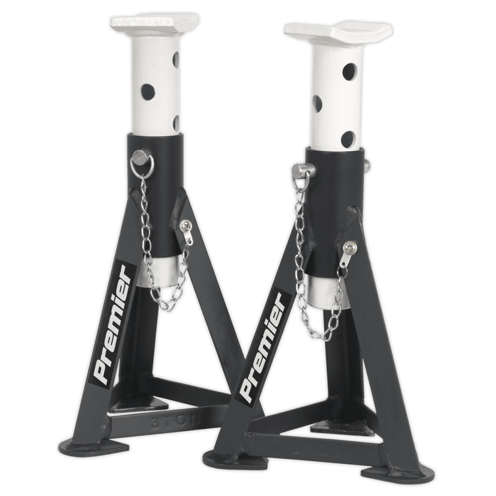Sealey Axle Stands 3tonne Capacity per Stand 6tonne per Pair Model No-AS3