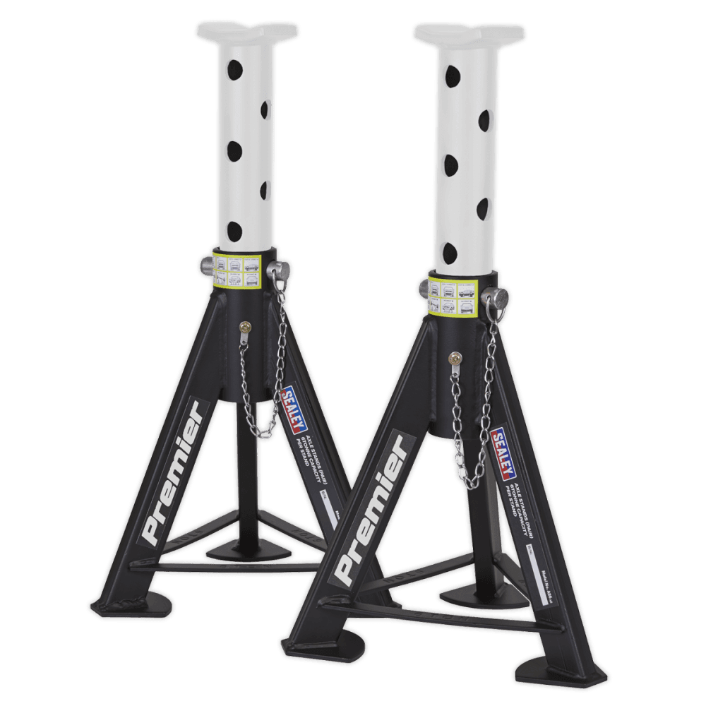 Sealey Axle Stands 6tonne Capacity per Stand 12tonne per Pair Model No-AS6