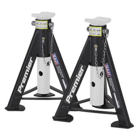 Sealey Axle Stands 6tonne Capacity per Stand 12tonne per Pair Model No-AS6