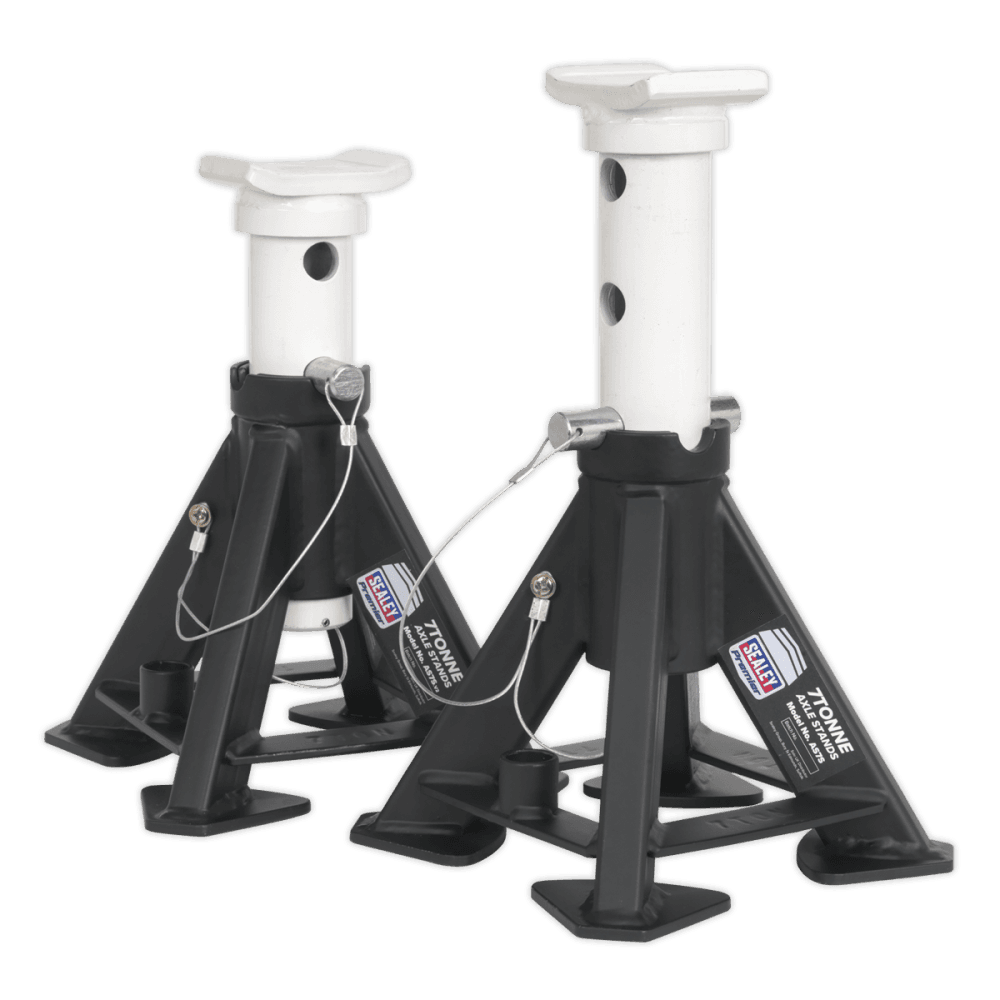 Sealey Axle Stands 7tonne Capacity per Stand 14tonne per Pair Short Model No-AS7S
