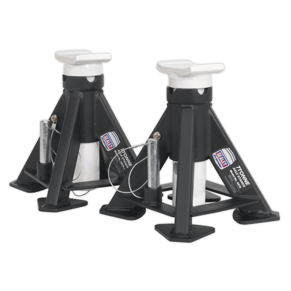 Sealey Axle Stands 7tonne Capacity per Stand 14tonne per Pair Short Model No-AS7S