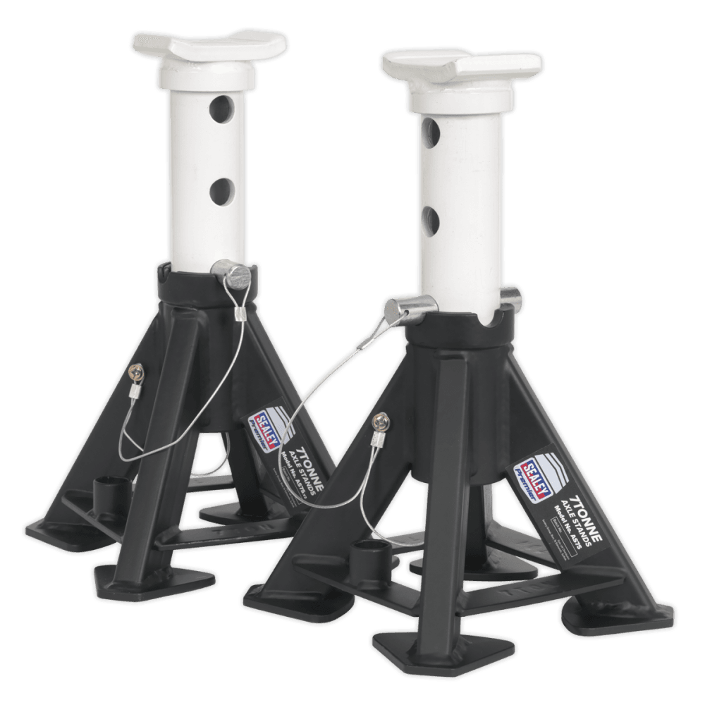 Sealey Axle Stands 7tonne Capacity per Stand 14tonne per Pair Short Model No-AS7S