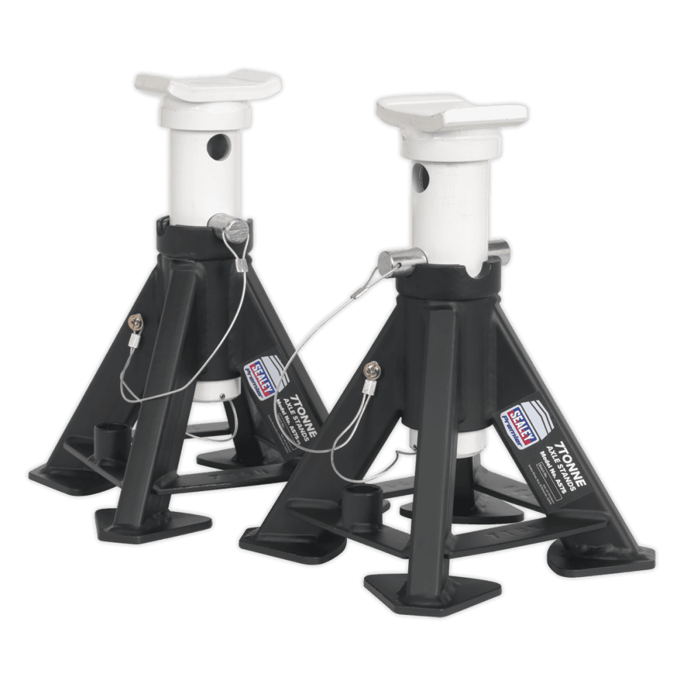 Sealey Axle Stands 7tonne Capacity per Stand 14tonne per Pair Short Model No-AS7S