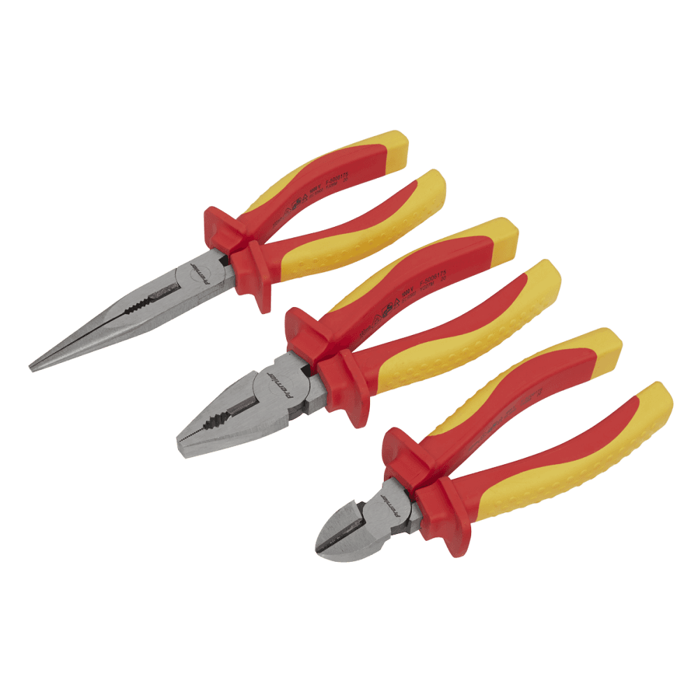 Sealey Pliers Set 3pc VDE Approved Model No-AK83452