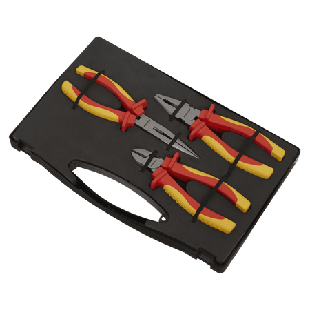 Sealey Pliers Set 3pc VDE Approved Model No-AK83452
