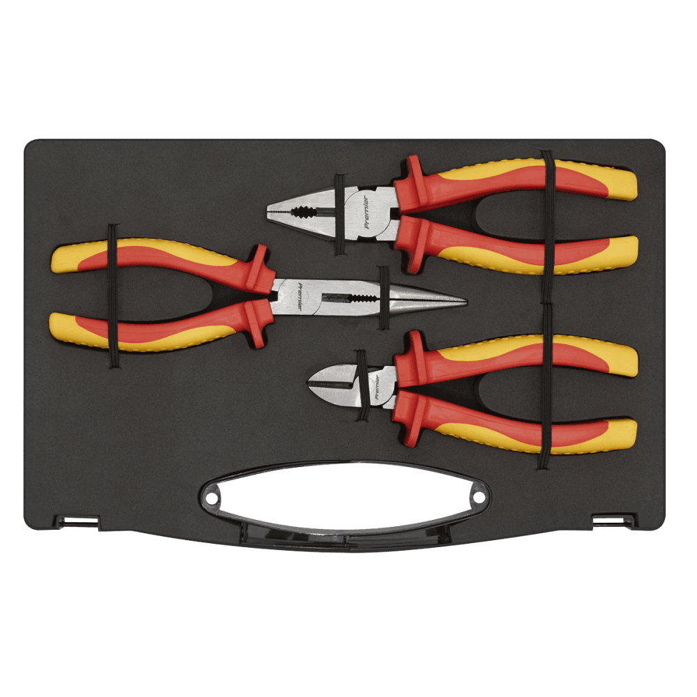 Sealey Pliers Set 3pc VDE Approved Model No-AK83452