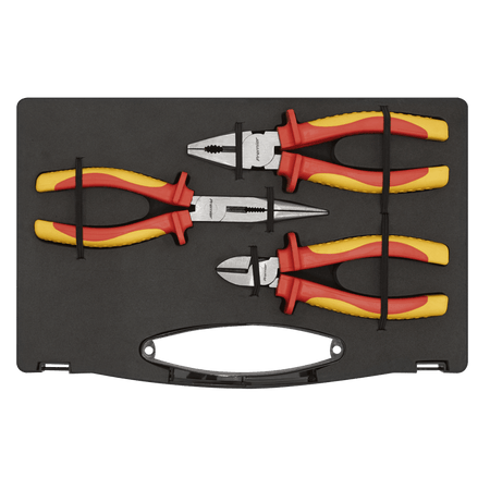 Sealey Pliers Set 3pc VDE Approved Model No-AK83452