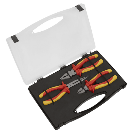 Sealey Pliers Set 3pc VDE Approved Model No-AK83452