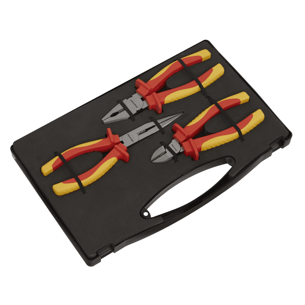 Sealey Pliers Set 3pc VDE Approved Model No-AK83452