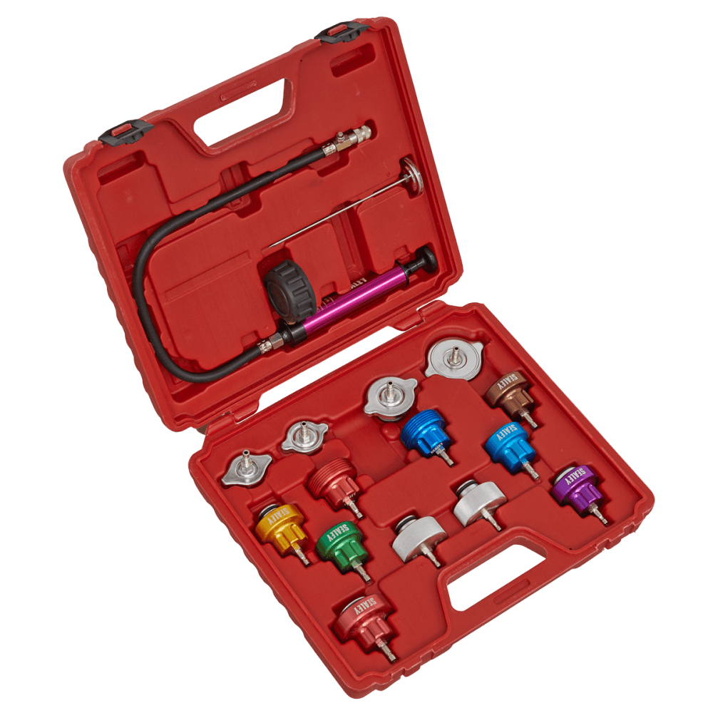 Sealey Cooling System Pressure Test Kit 16pc Model No-VS006