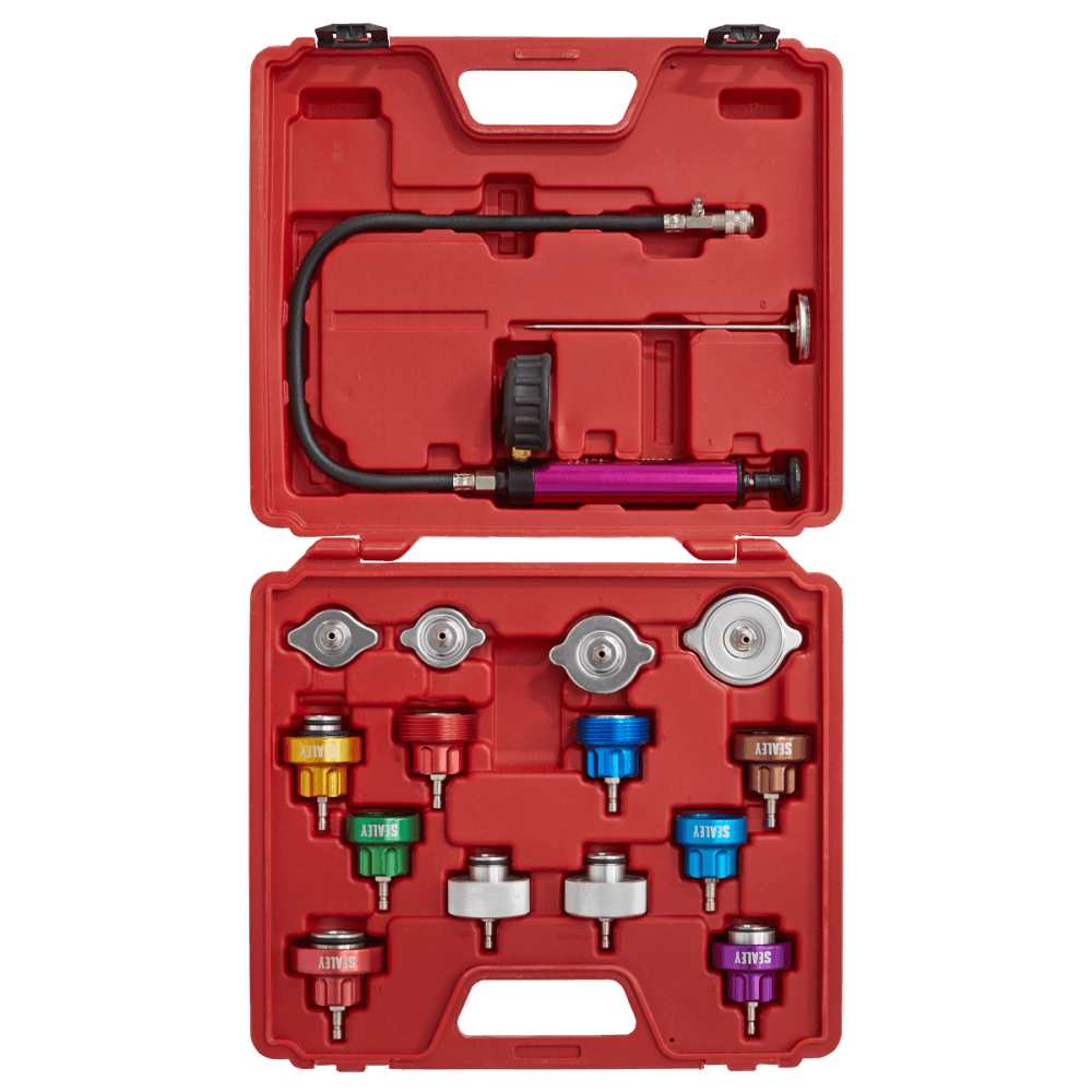 Sealey Cooling System Pressure Test Kit 16pc Model No-VS006