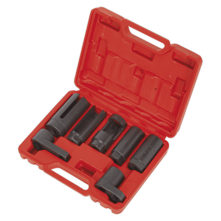Sealey Oxygen Sensor Socket Set 7pc 3/8" & 1/2"Sq Drive Model No-SX032