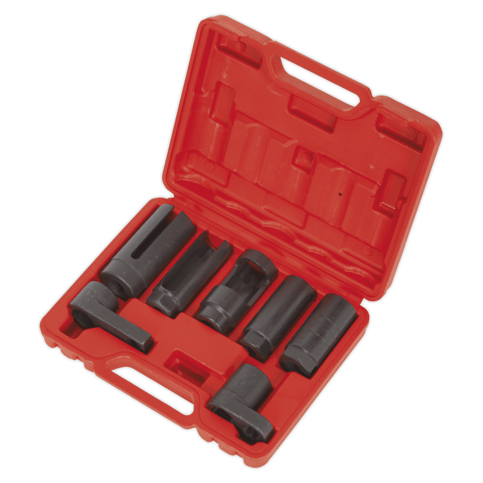 Sealey Oxygen Sensor Socket Set 7pc 3/8" & 1/2"Sq Drive Model No-SX032