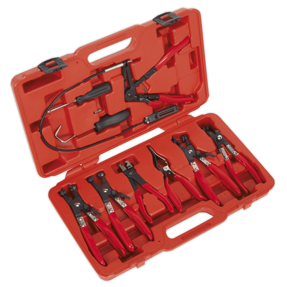 Sealey Hose Clip Removal Tool Set 9pc Model No-VS1662