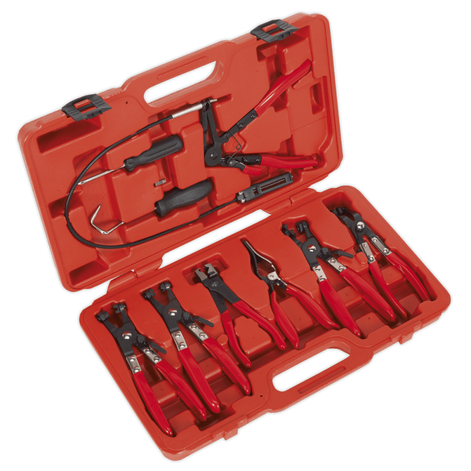 Sealey Hose Clip Removal Tool Set 9pc Model No-VS1662