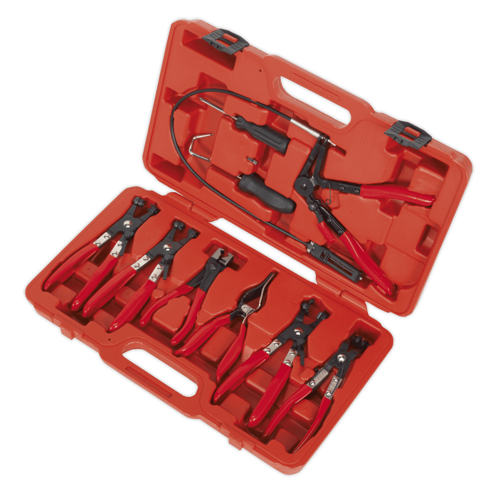 Sealey Hose Clip Removal Tool Set 9pc Model No-VS1662