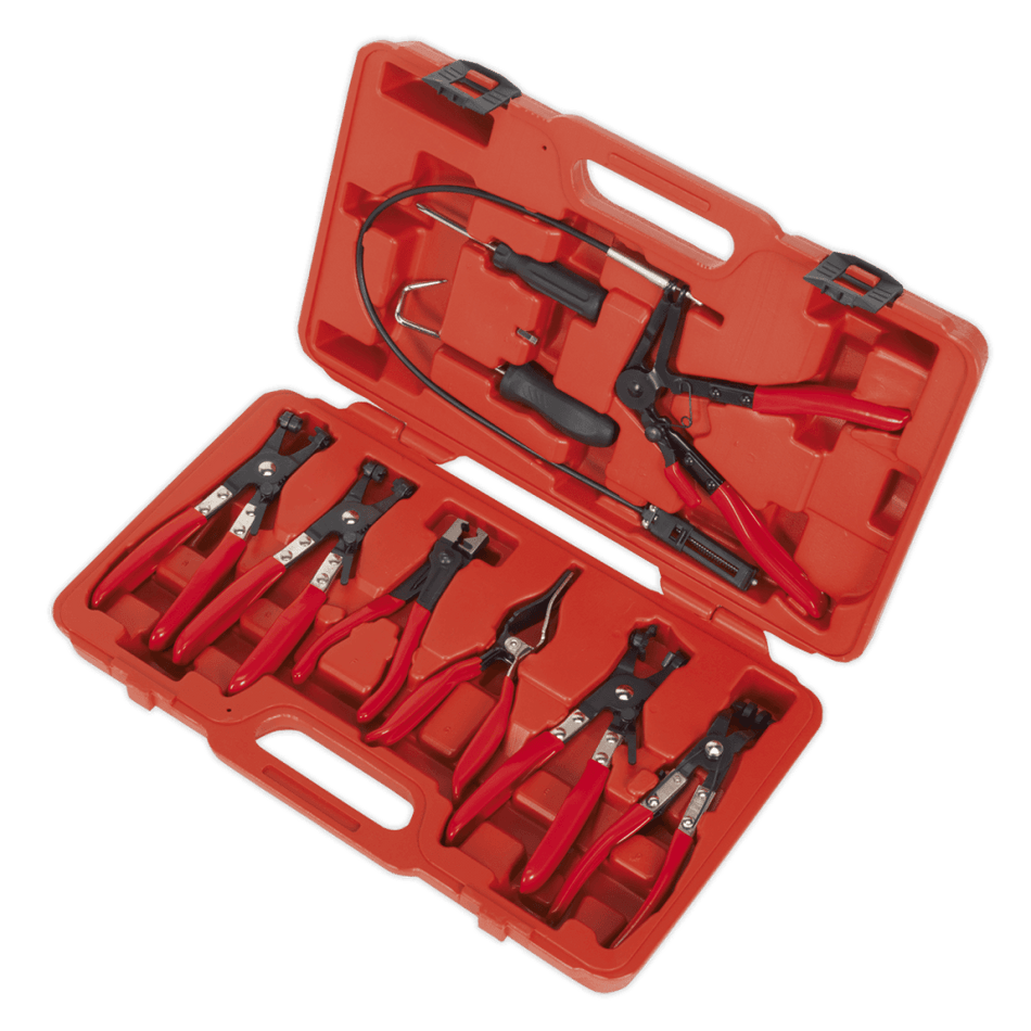 Sealey Hose Clip Removal Tool Set 9pc Model No-VS1662