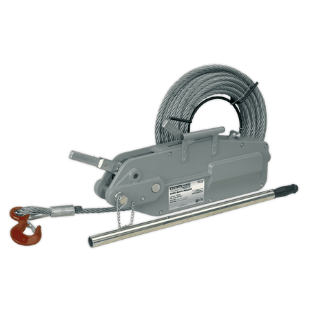 Sealey Wire Rope Puller 3200kg Max Line Force Model No-WRP3200