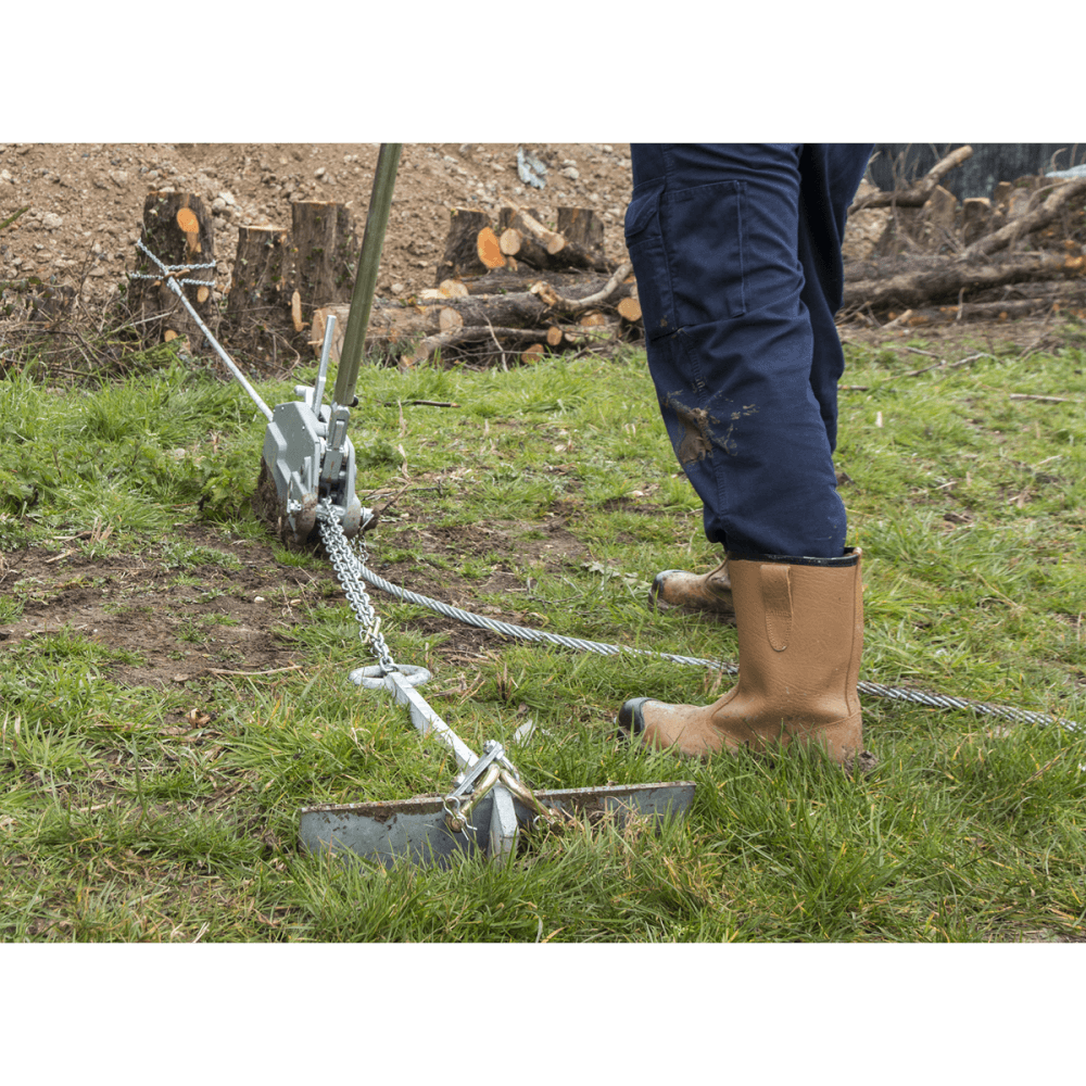 Sealey Wire Rope Puller 3200kg Max Line Force Model No-WRP3200