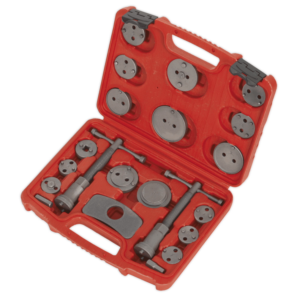 Sealey Brake Piston Wind-Back Tool Kit 21pc Model No-VS0282