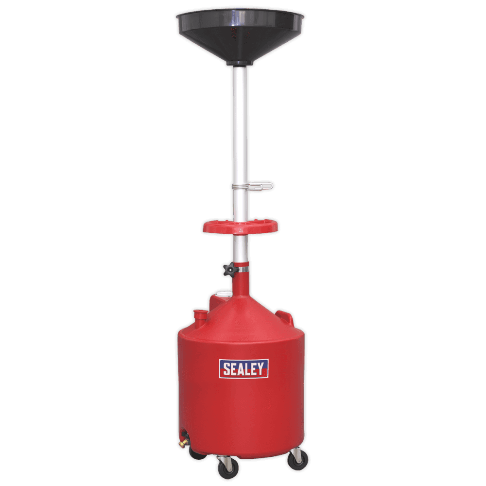 Sealey Mobile Oil Drainer 80ltr Manual Discharge Model No-AK80D
