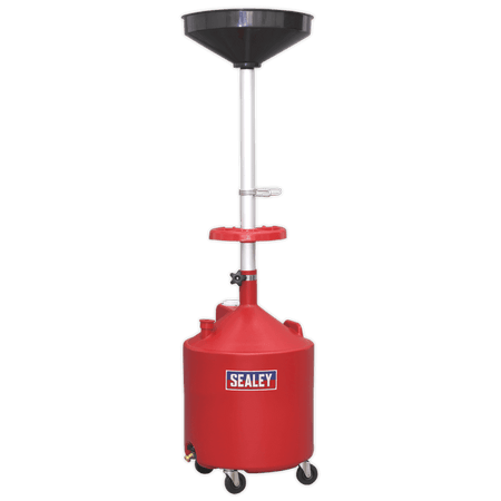 Sealey Mobile Oil Drainer 80ltr Manual Discharge Model No-AK80D