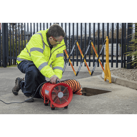 Sealey Portable Ventilator 200mm with 5mtr Ducting Model No-VEN200
