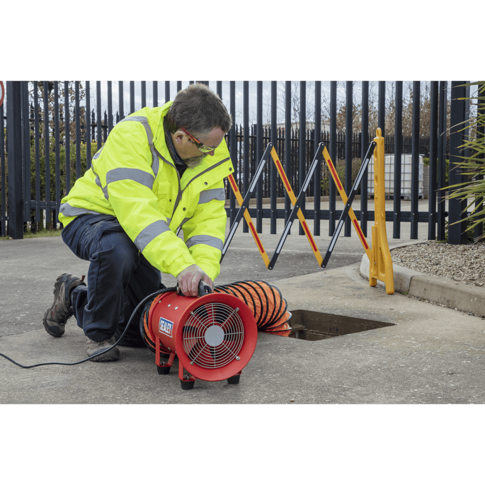 Sealey Portable Ventilator 200mm with 5mtr Ducting Model No-VEN200