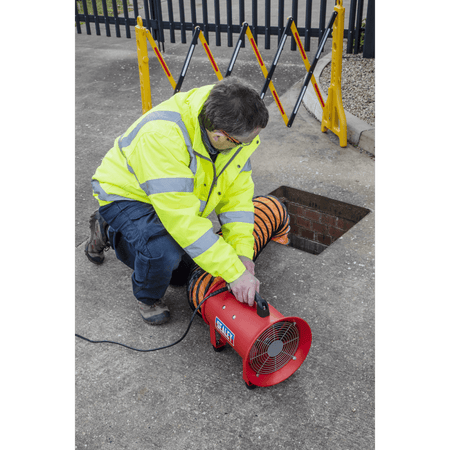 Sealey Portable Ventilator 200mm with 5mtr Ducting Model No-VEN200