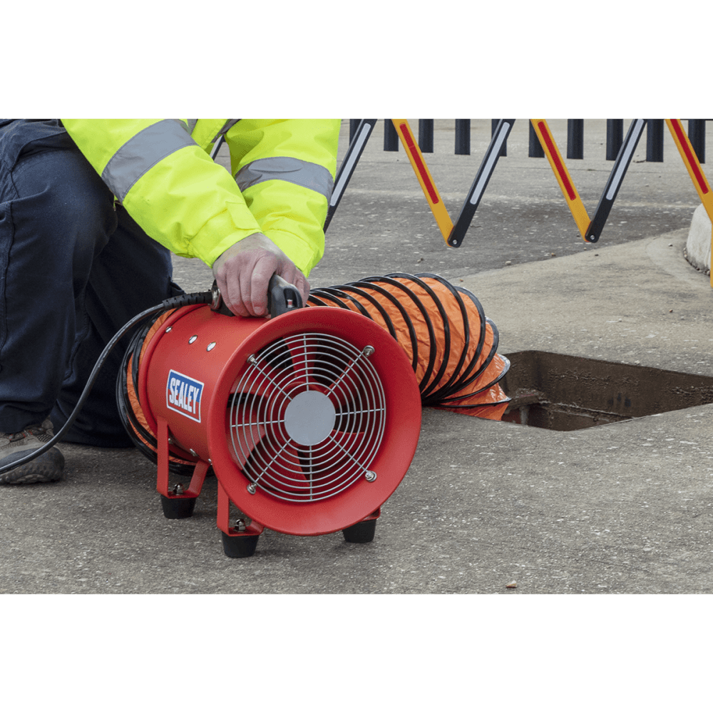 Sealey Portable Ventilator 200mm with 5mtr Ducting Model No-VEN200