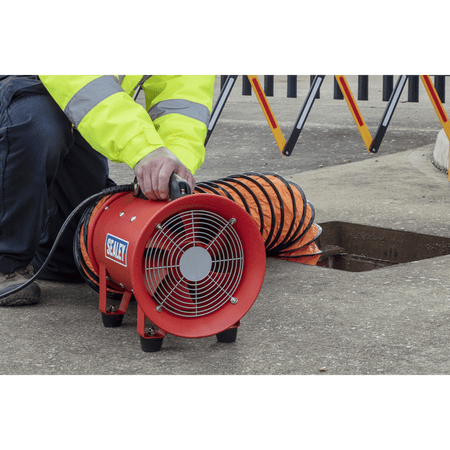 Sealey Portable Ventilator 200mm with 5mtr Ducting Model No-VEN200