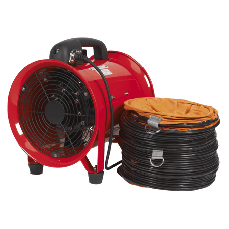 Sealey Portable Ventilator 200mm with 5mtr Ducting Model No-VEN200