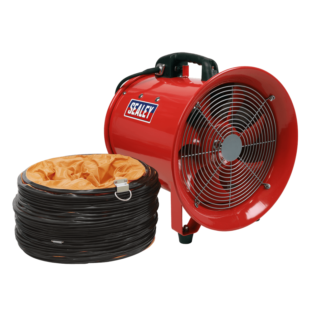 Sealey Portable Ventilator 300mm with 5mtr Ducting Model No-VEN300