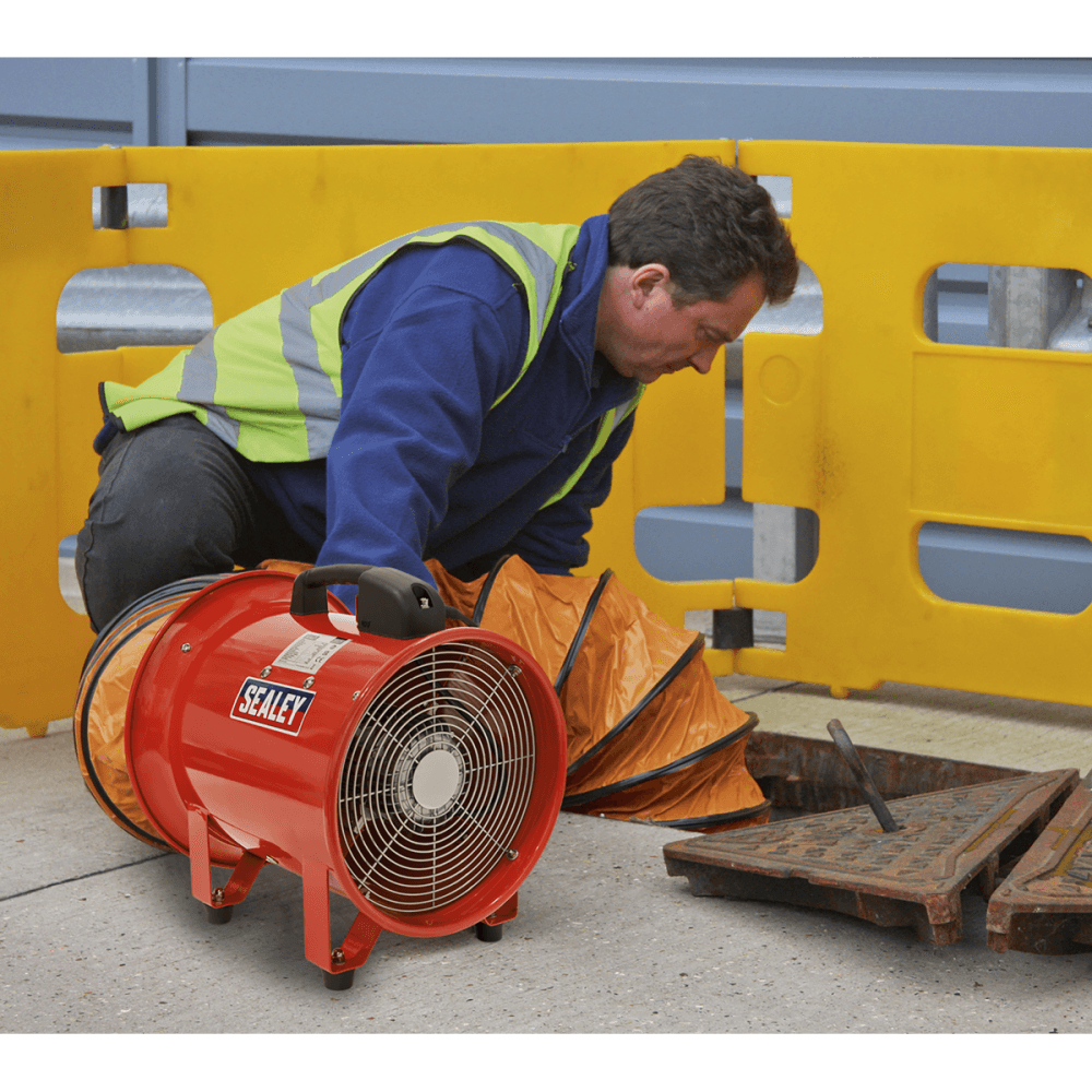 Sealey Portable Ventilator 300mm with 5mtr Ducting Model No-VEN300